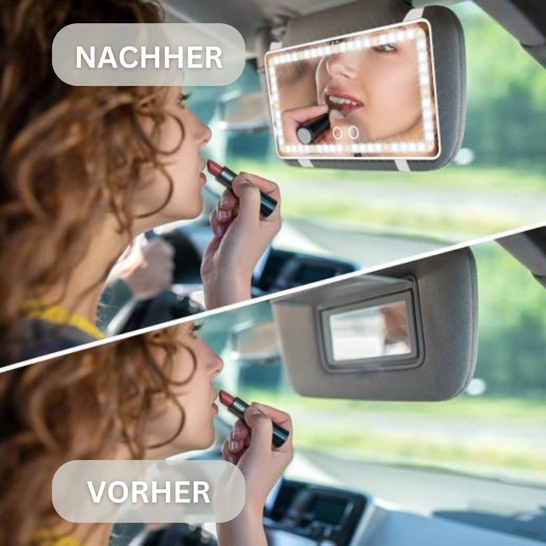LED Make-up Spiegel fürs Auto
